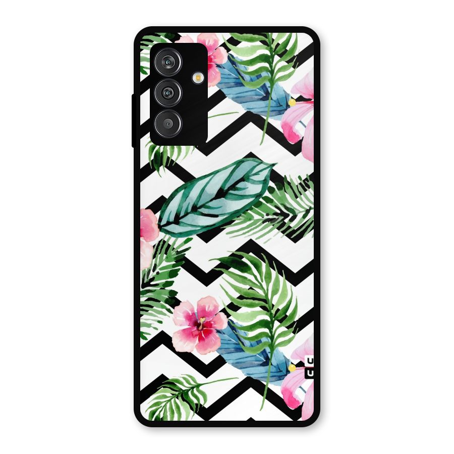 Modern Flowers Metal Back Case for Galaxy F13