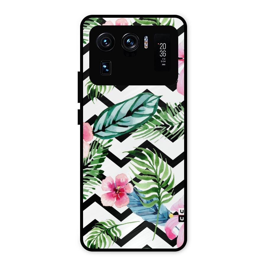 Modern Flowers Metal Back Case for Mi 11 Ultra