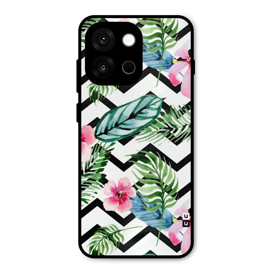 Modern Flowers Metal Back Case for OnePlus 13s