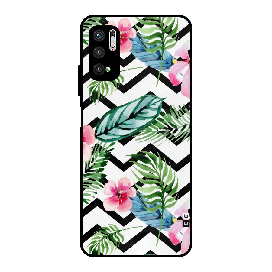 Modern Flowers Metal Back Case for Poco M3 Pro 5G