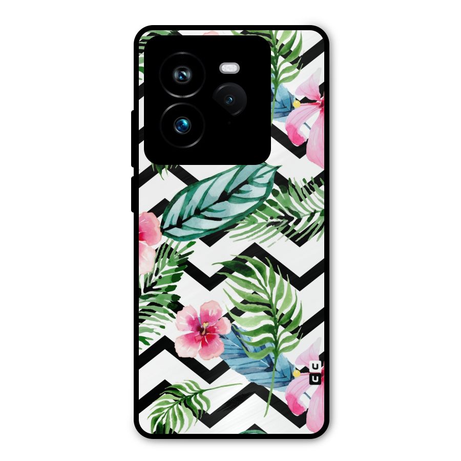 Modern Flowers Metal Back Case for Realme GT 7 Pro