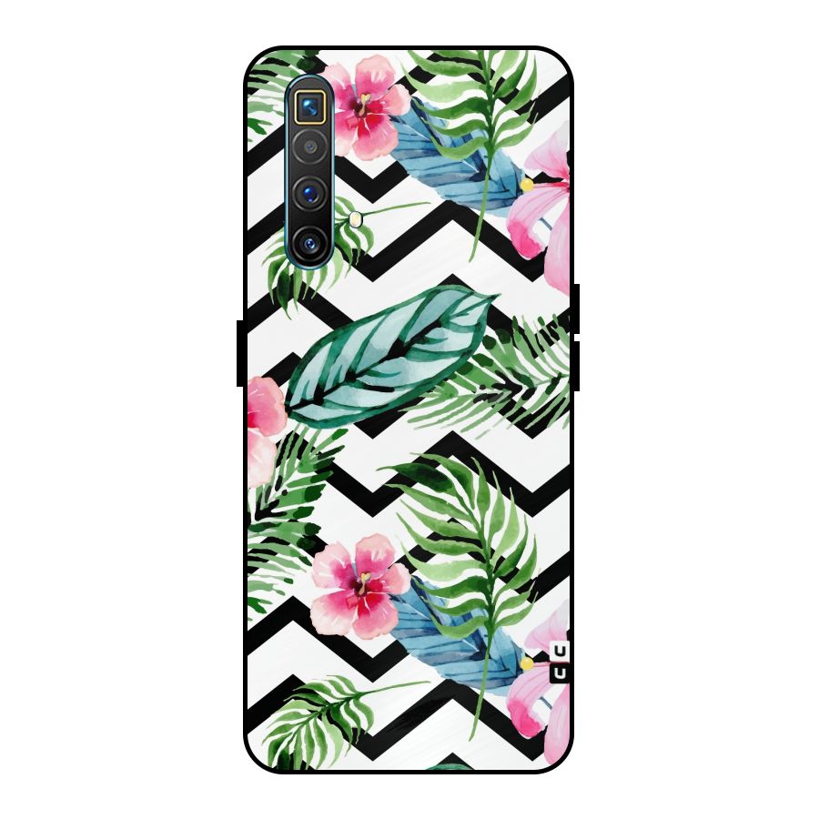 Modern Flowers Metal Back Case for Realme X3 SuperZoom
