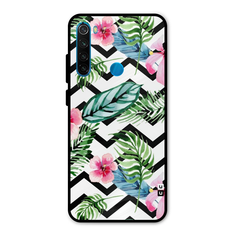 Modern Flowers Metal Back Case for Redmi Note 8