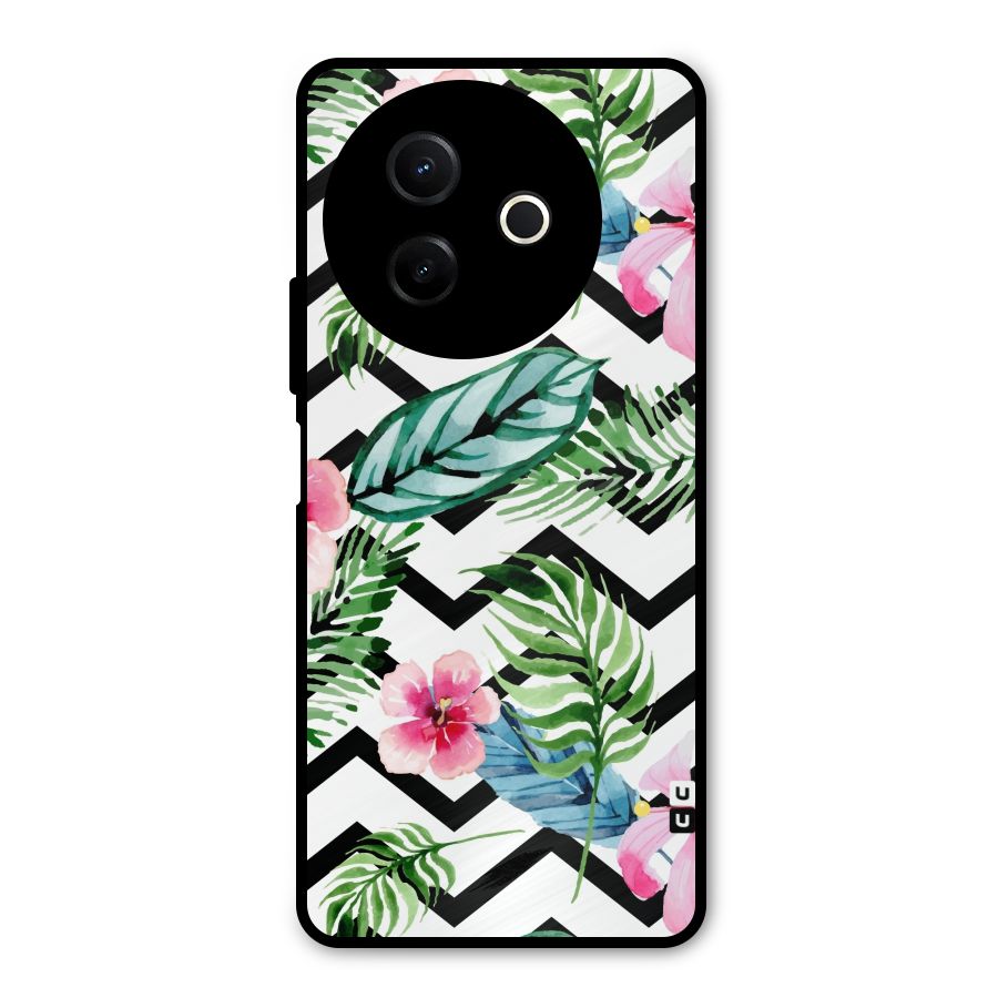 Modern Flowers Metal Back Case for Vivo Y39