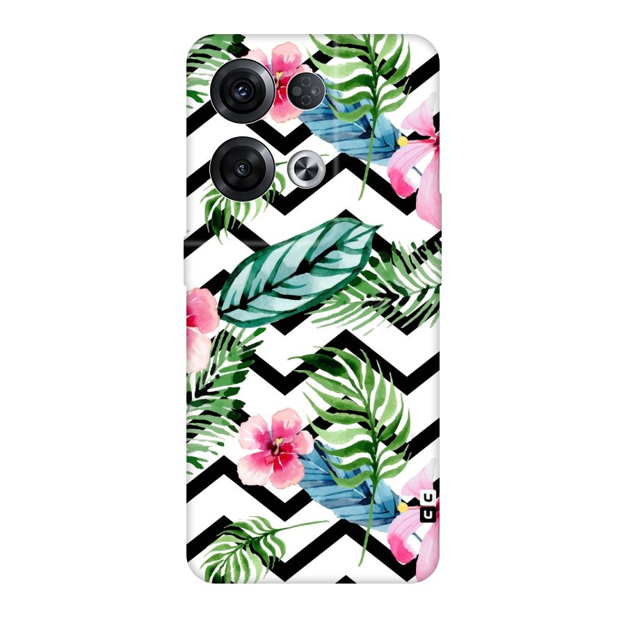 Modern Flowers Original Polycarbonate Back Case for Oppo Reno8 Pro 5G