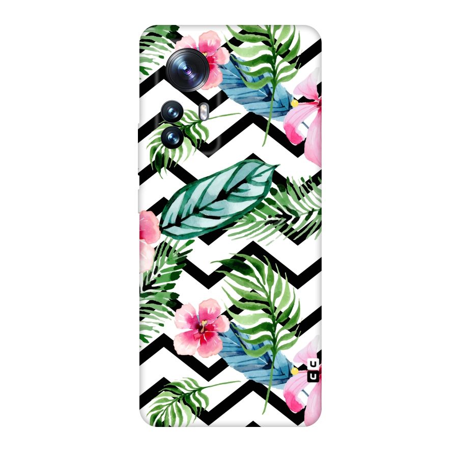 Modern Flowers Original Polycarbonate Back Case for Xiaomi 12 Pro