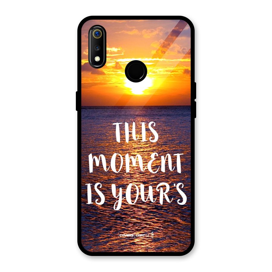 Moments Glass Back Case for Realme 3