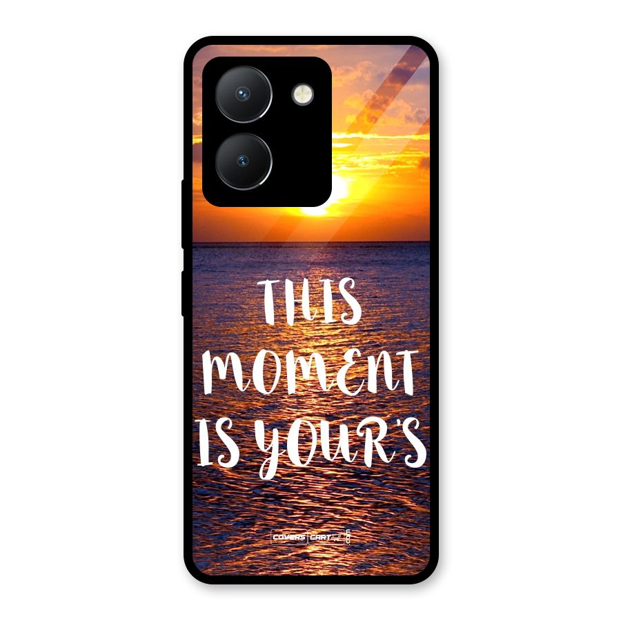 Moments Glass Back Case for Vivo Y36