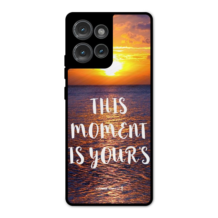 Moments Metal Back Case for Motorola Edge 50