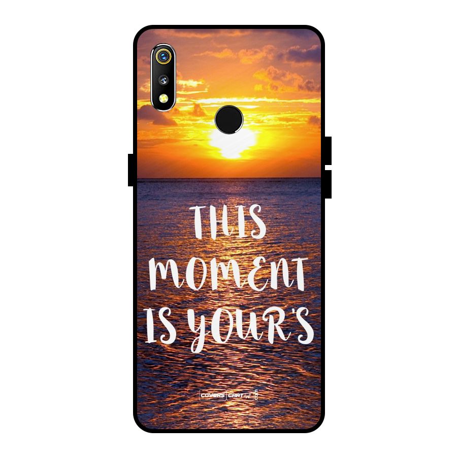 Moments Metal Back Case for Realme 3i