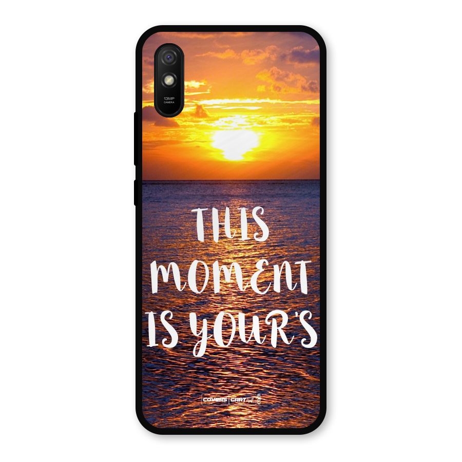 Moments Metal Back Case for Redmi 9i