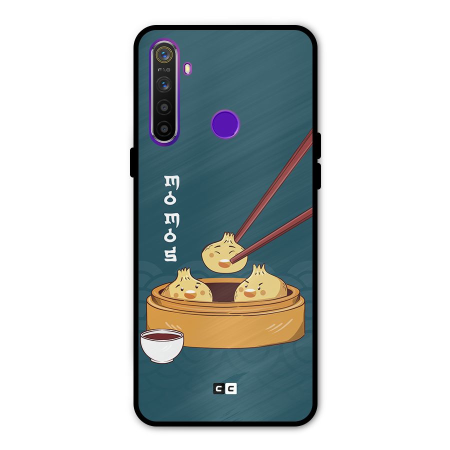 Momos Lover Glass Back Case for Realme 5s