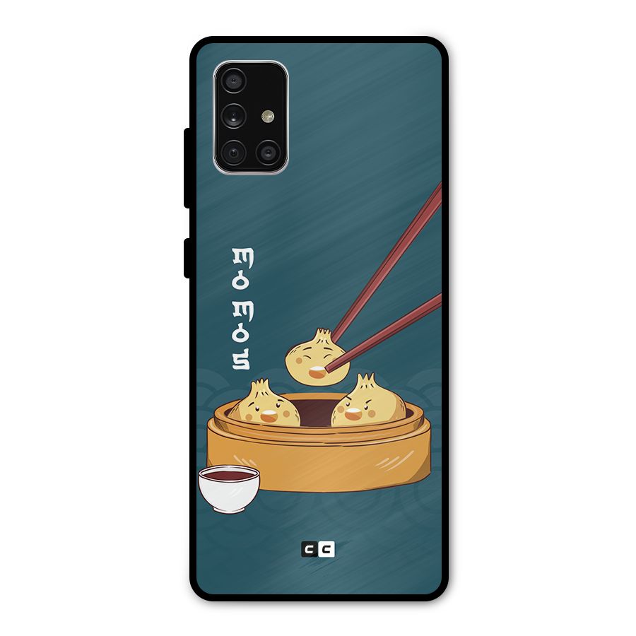 Momos Lover Metal Back Case for Galaxy A71