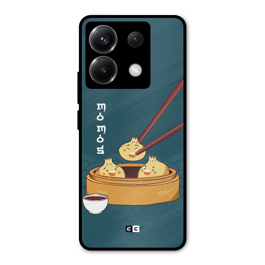 Momos Lover Metal Back Case for Poco X6