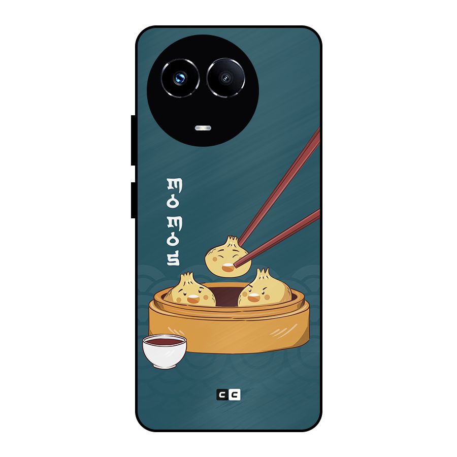 Momos Lover Metal Back Case for Realme Narzo 60X