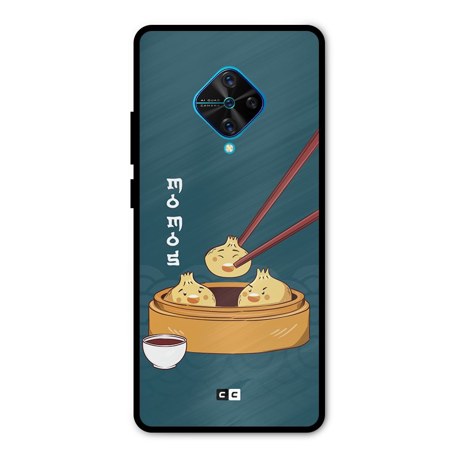 Momos Lover Metal Back Case for Vivo S1 Pro