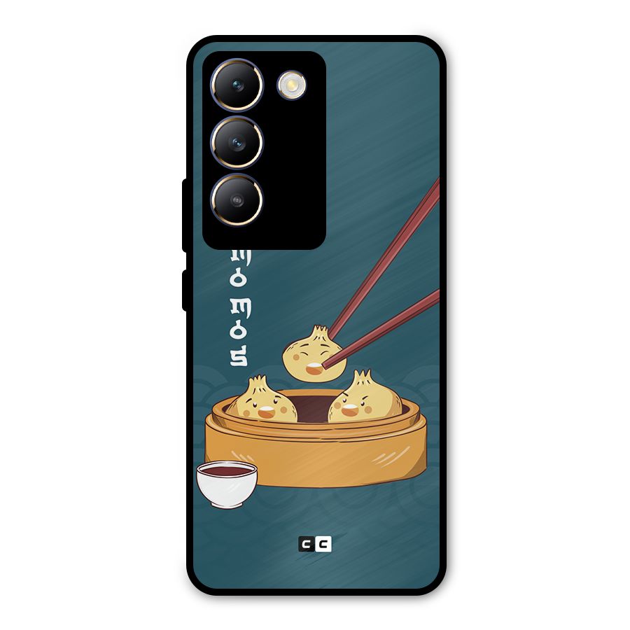 Momos Lover Metal Back Case for Vivo T3 5G