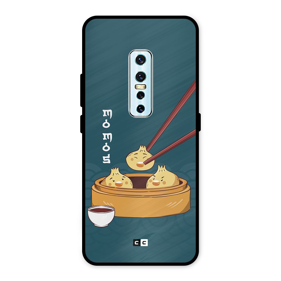 Momos Lover Metal Back Case for Vivo V17 Pro