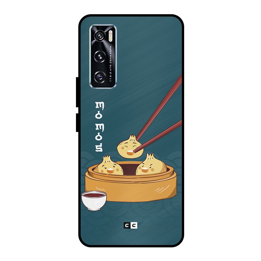 Momos Lover Metal Back Case for Vivo V20 SE