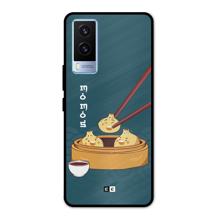 Momos Lover Metal Back Case for Vivo V21e 5G