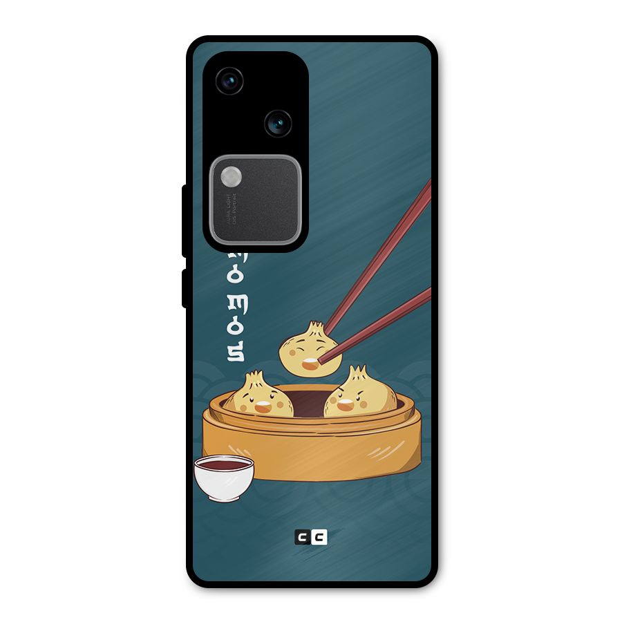 Momos Lover Metal Back Case for Vivo V30