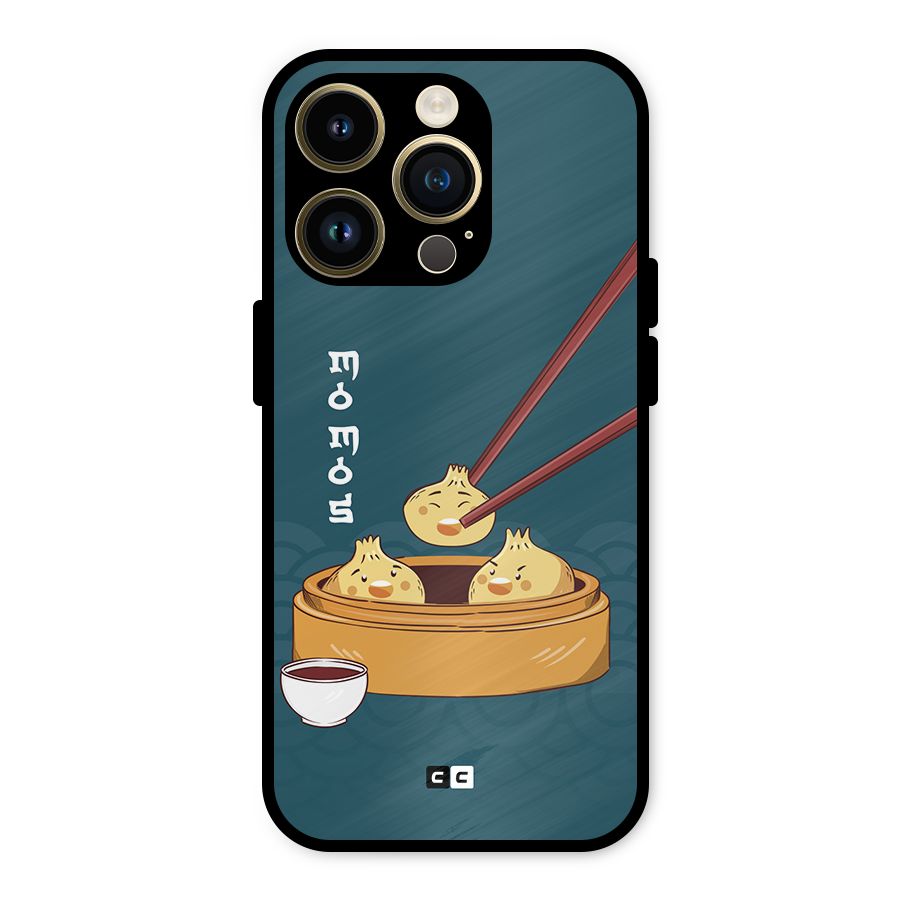 Momos Lover Metal Back Case for iPhone 14 Pro