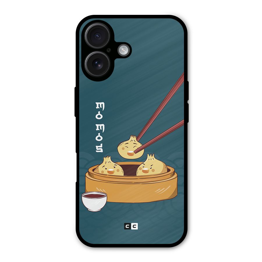 Momos Lover Metal Back Case for iPhone 16