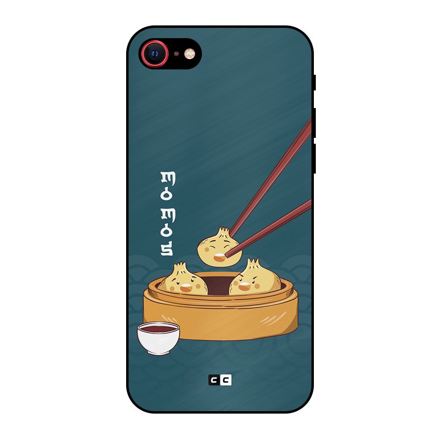 Momos Lover Metal Back Case for iPhone 8