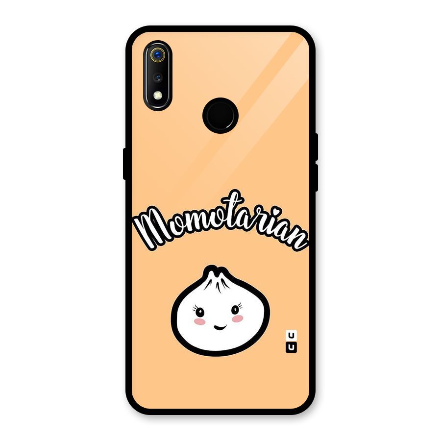 Momotarian Glass Back Case for Realme 3i
