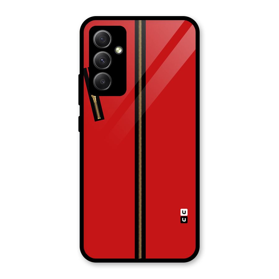 Money Heist Dress Code Minimalist Glass Back Case for Galaxy A34