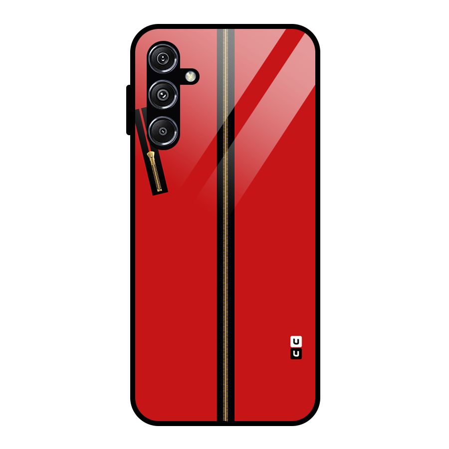 Money Heist Dress Code Minimalist Glass Back Case for Galaxy M34 5G