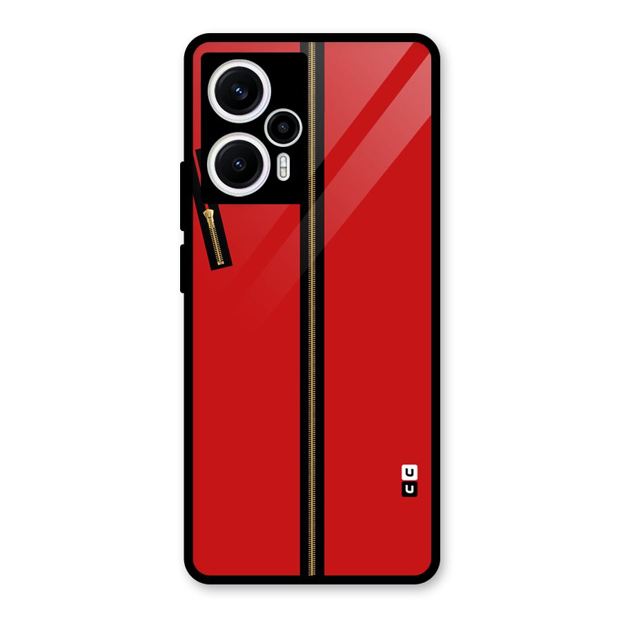 Money Heist Dress Code Minimalist Glass Back Case for Poco F5