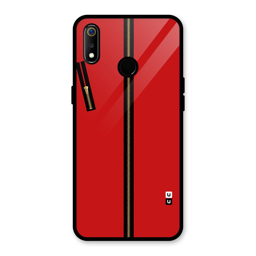 Money Heist Dress Code Minimalist Glass Back Case for Realme 3i