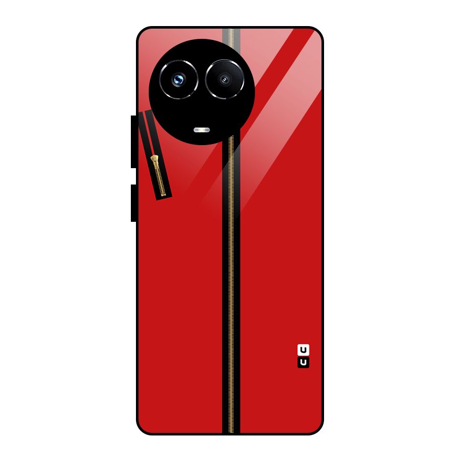 Money Heist Dress Code Minimalist Glass Back Case for Realme Narzo 60X