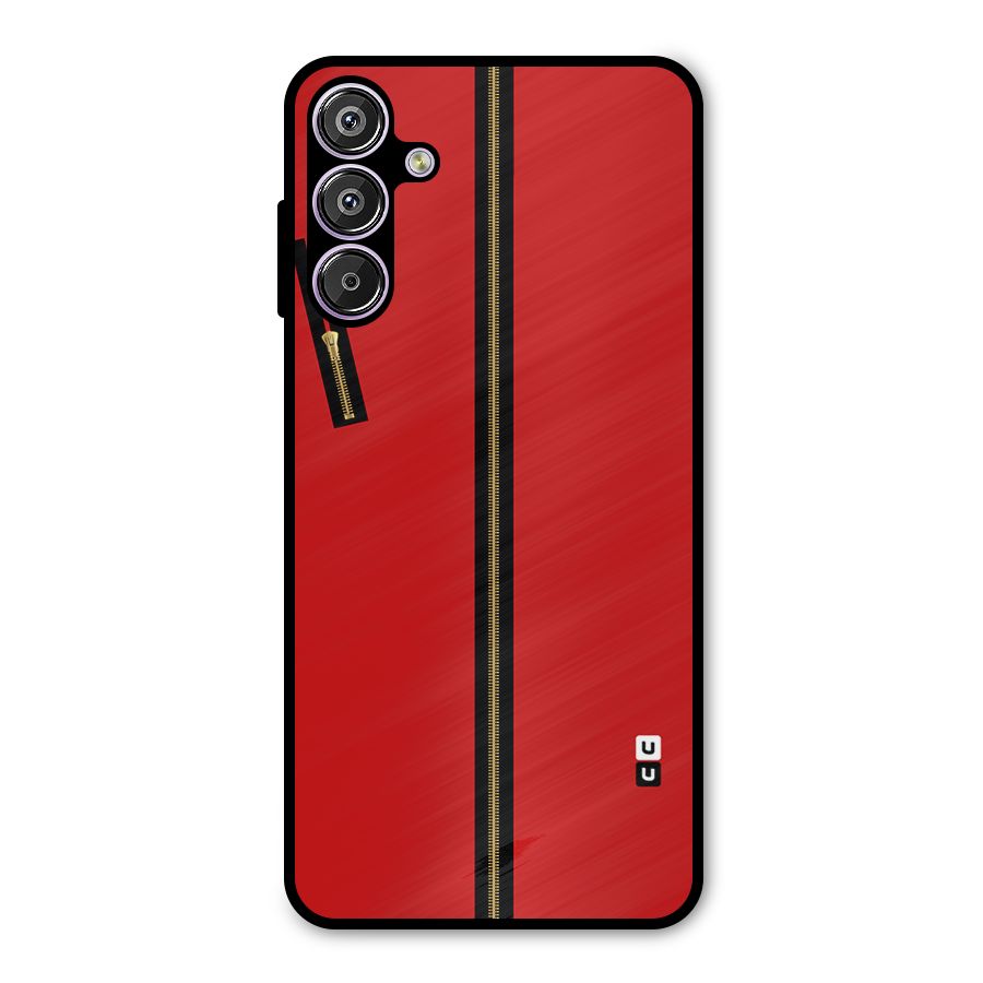 Money Heist Dress Code Minimalist Metal Back Case for Galaxy M15