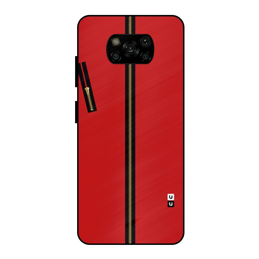 Money Heist Dress Code Minimalist Metal Back Case for Poco X3