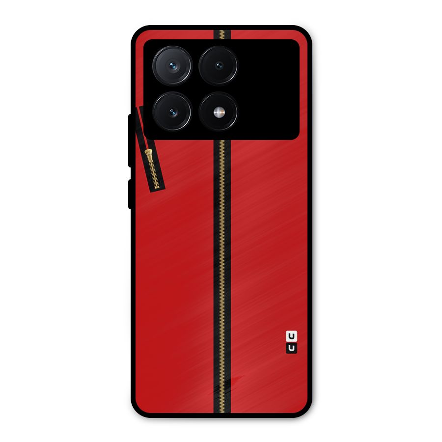 Money Heist Dress Code Minimalist Metal Back Case for Poco X6 Pro
