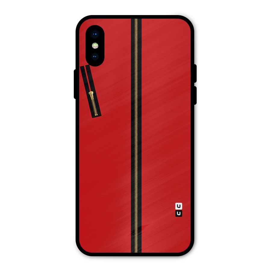 Money Heist Dress Code Minimalist Metal Back Case for iPhone XS