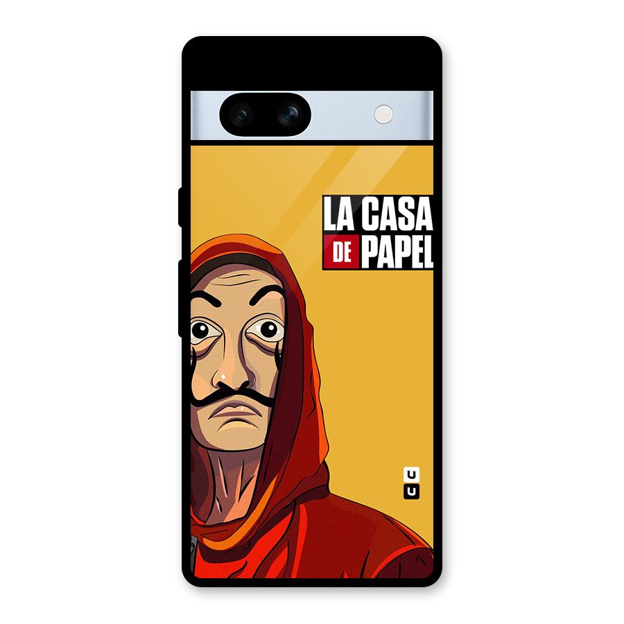 Money Heist La Casa De Papel Glass Back Case for Google Pixel 7a