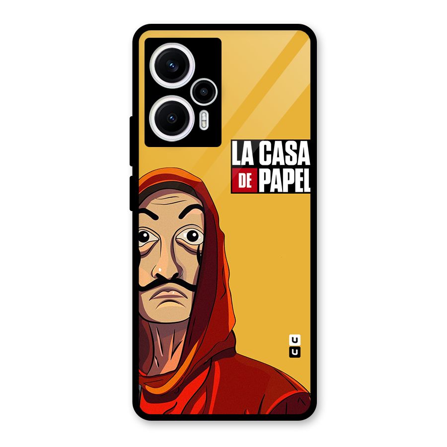 Money Heist La Casa De Papel Glass Back Case for Poco F5