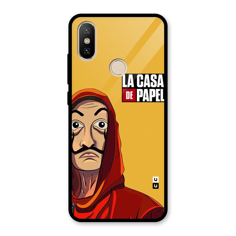 Money Heist La Casa De Papel Glass Back Case for Redmi A2