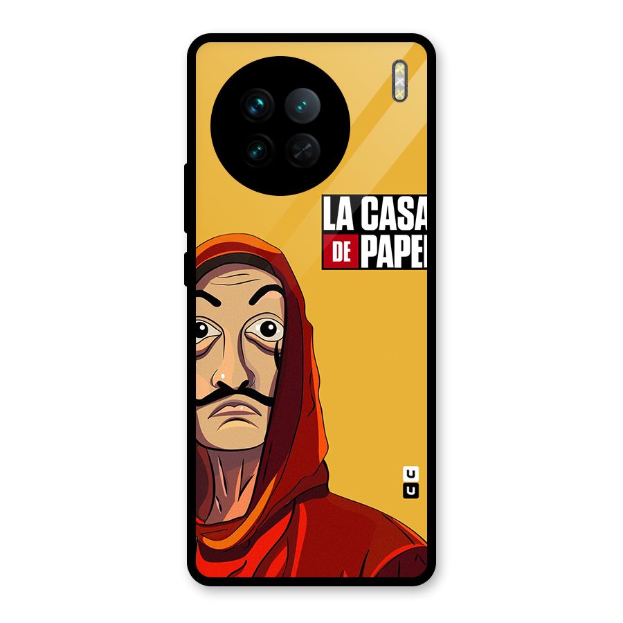 Money Heist La Casa De Papel Glass Back Case for Vivo X90