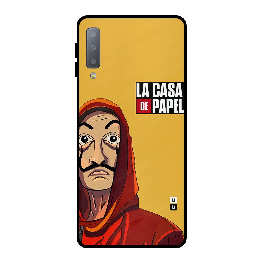 Money Heist La Casa De Papel Metal Back Case for Galaxy A7 (2018)