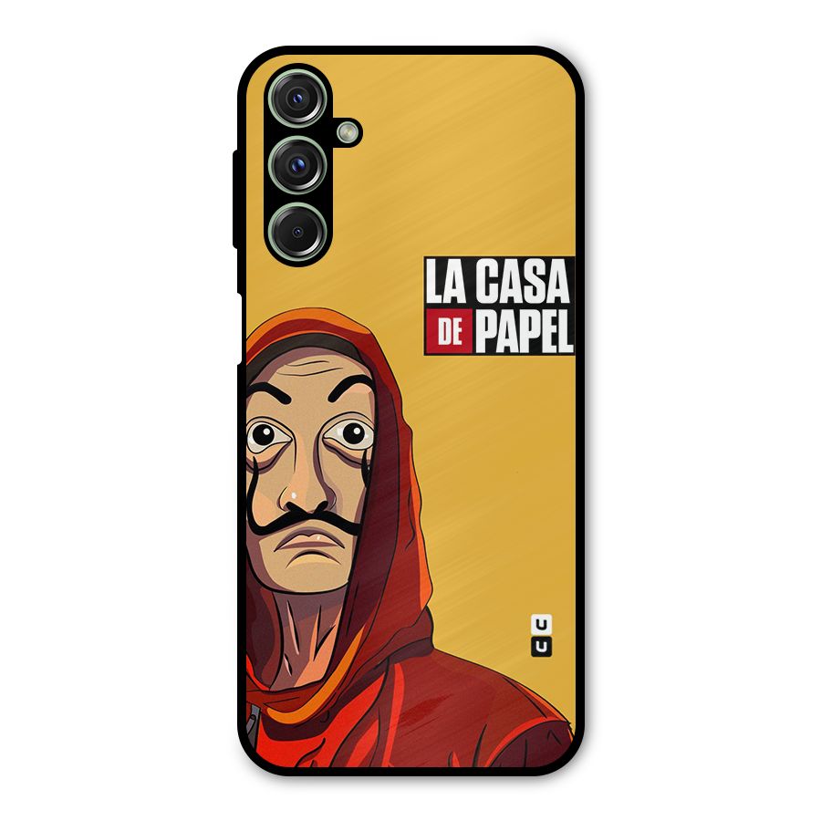 Money Heist La Casa De Papel Metal Back Case for Galaxy F34