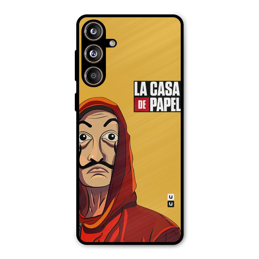 Money Heist La Casa De Papel Metal Back Case for Galaxy F55