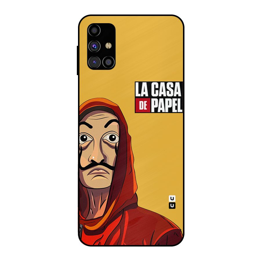 Money Heist La Casa De Papel Metal Back Case for Galaxy M31s