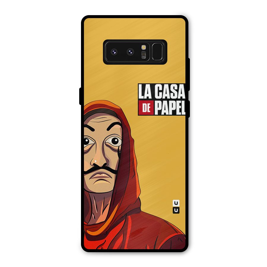 Money Heist La Casa De Papel Metal Back Case for Galaxy Note 8
