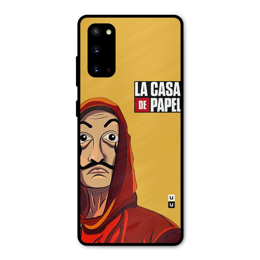 Money Heist La Casa De Papel Metal Back Case for Galaxy S20