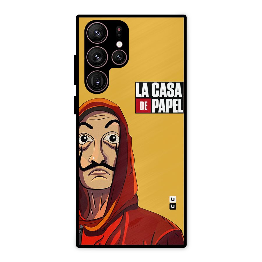 Money Heist La Casa De Papel Metal Back Case for Galaxy S22 Ultra 5G