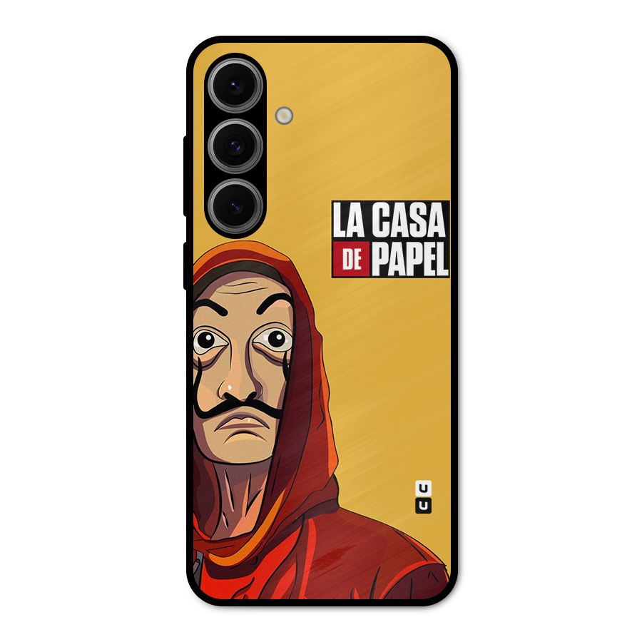 Money Heist La Casa De Papel Metal Back Case for Galaxy S24 FE